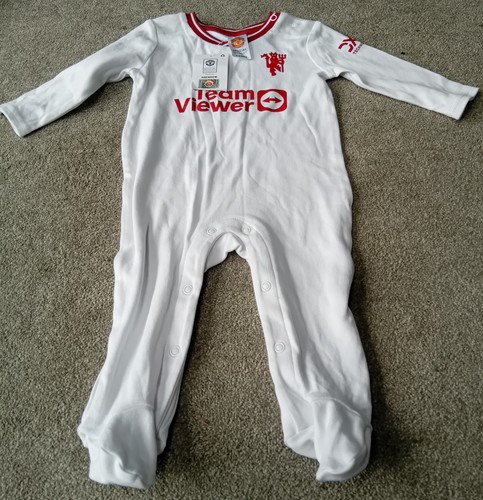 Manchester united babygrow - united,