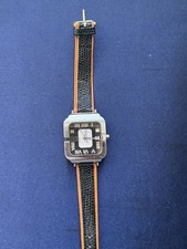 Tous Stainless Steel Quartz Watch with Leather Strap - Used