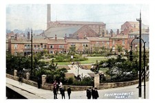 ptc5806 - Yorks - An early view across the Heckmondwike Park - print 6x4 