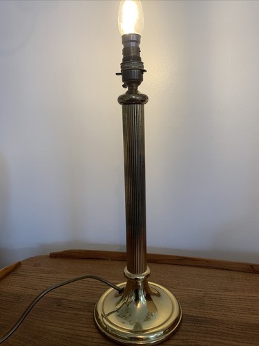 Vintage brass candlestick - brass,