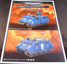 Rhino Razorback Tank Parts & Accessories - Warhammer 40K Space Marines Models
