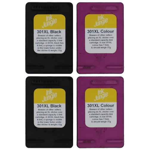 301xl black colour ink - 2x, &