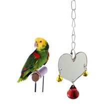 Glass Heart Shape Mirror Toy