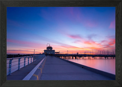 Kilda pier melbourne framed - kilda,