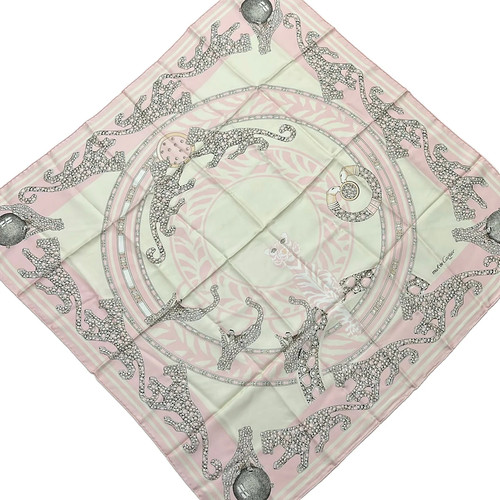 Cartier white pink scarf - cartier,
