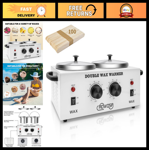 Double electric wax warmer - electric,