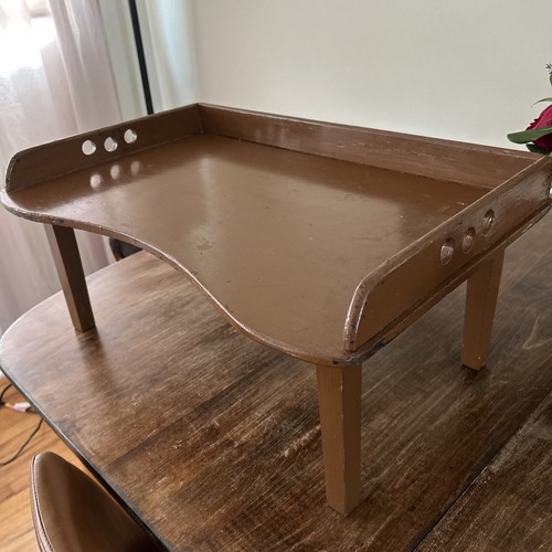 Vintage wooden bed lap - bed,