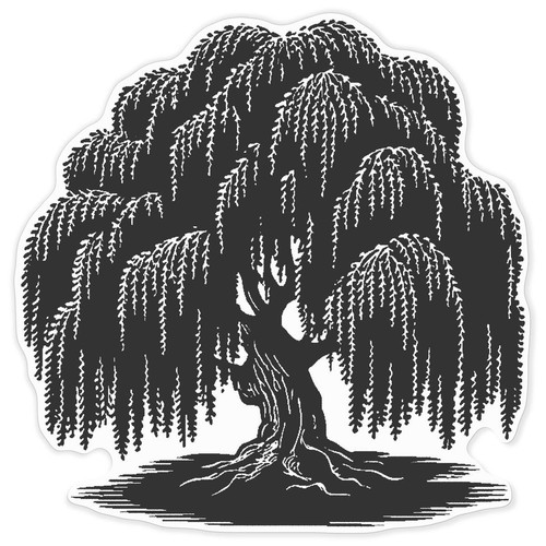 Willow tree white vinyl - tree',