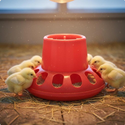 Plastic poultry bucket - bucket, trough