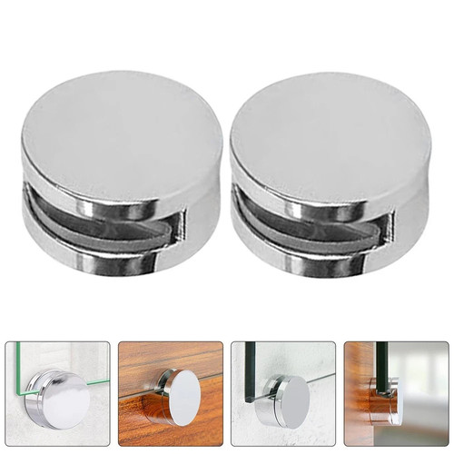 Mirror clips round glass - mirror,