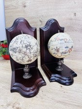 Vintage Style Globe Bookends