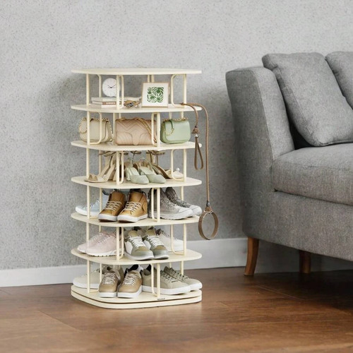 Tier shoe rack rotating - 7-tier, rack,