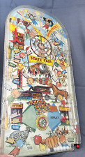 1950's Marx Deluxe State Fair Bagatelle Pinball Game **DAMAGED  PARTS OR REPAIR