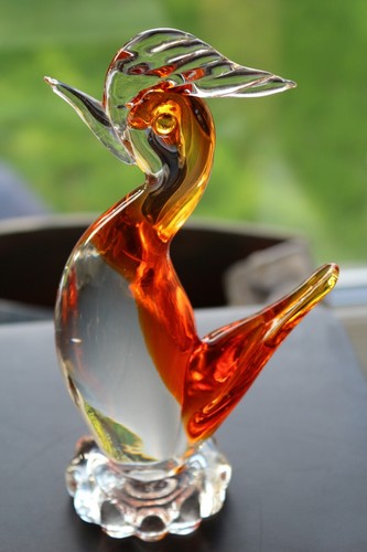 Murano art glass cockerel - murano,