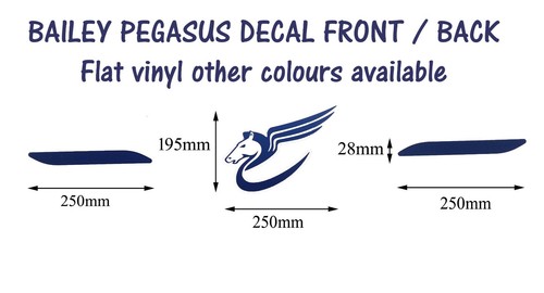 Bailey pegasus caravan - bailey, decal