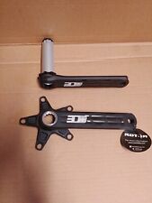 Rotor 3D+ 30mm Axle Cranks + Spider 175mm Black 110 BCD - REF21