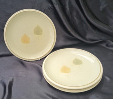 Denby Energy Leaf  9 " Dinner Plates X 3