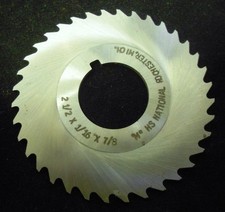NATIONAL CUTTER 2 1/2X1/16X7/8, "M" HS, 1/8" KEYWAY, 36 TEETH