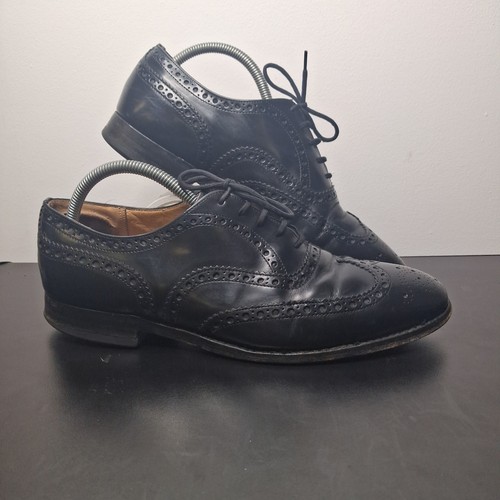 Church black leather oxford - church's,