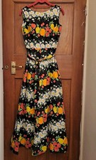 Vintage 60s 70s Fruit & Daisy