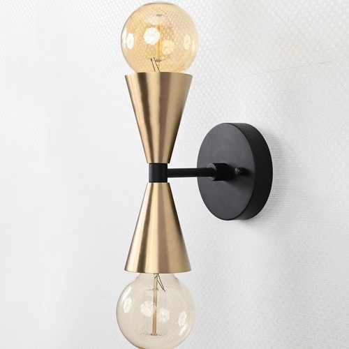 Brass leaf studio wall - leaf, sconce
