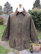 BARBOUR VINTAGE BEAUFORT WAX COAT JACKET C40 MEDIUM MENS AUTHENTIC 