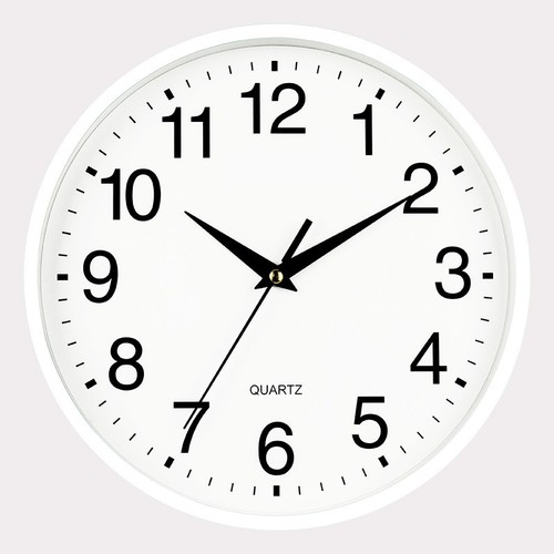 Wall clock 24cm with - wall, large