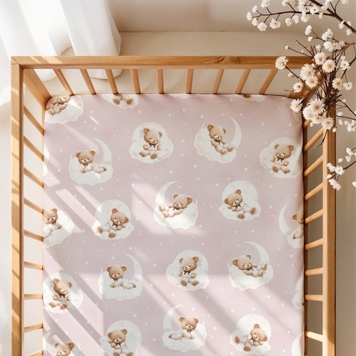 Baby girl fitted sheet 100 - girl, 100%