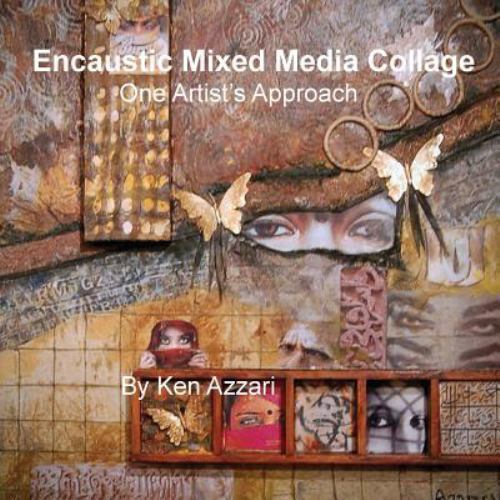 Encaustic mixed media collage - encaustic,