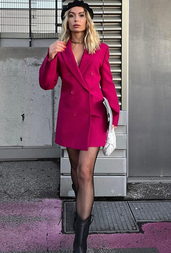Zara fuchsia raspberry pink - fuchsia,