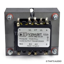 Valve Amplifier Output Transformer 15W PUSH-PULL (ECL86 / EL84) OEP V29A08T C...