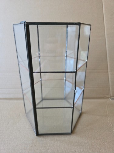 Metal and glass shelf - and, 2