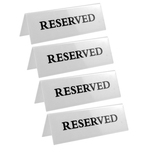 Pcs wedding reserved signs - reserved,