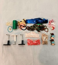 Bundle for miniature, dolls, making diy doll holders beads and accessories 