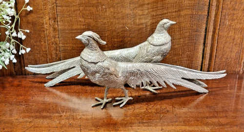 Pair italian silver - pair,