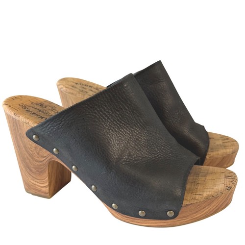 Kork ease black - leather, wood