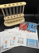 Otrio Newton's Laws Educational Wooden Ball / Marble Game Playset 100% Complete