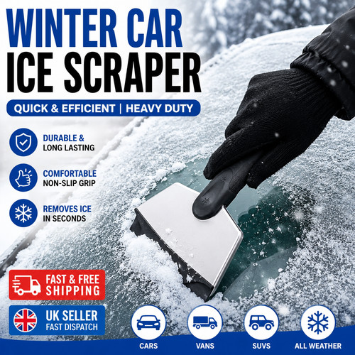 Winter car ice scraper - ice,