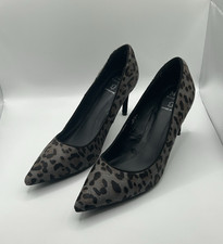 Marks And Spencer Women's Animal Print Hair Court Shoes Heels Ladies Size UK 6.5