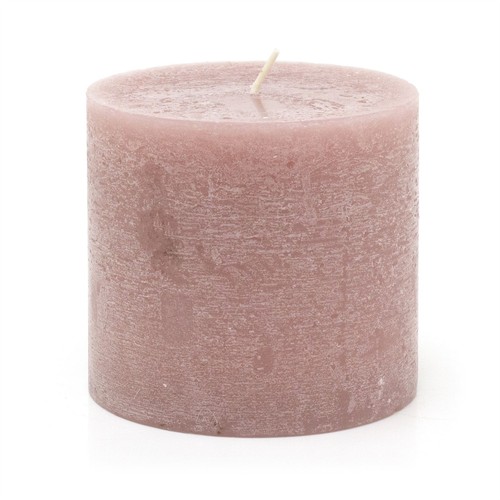Pink pillar candle church - pink, |