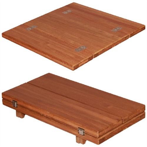 Boat folding teak table - folding, top