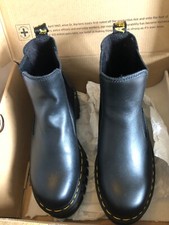 Dr. Martens AUDRICK CHELSEA Thick Bottom Side Gore Leather Boots Used MESC-0