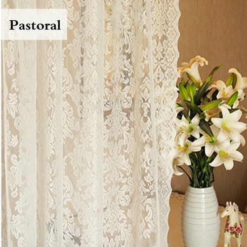 Baroque lace voile curtain - baroque,