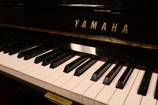 Upright Black Yamaha Piano