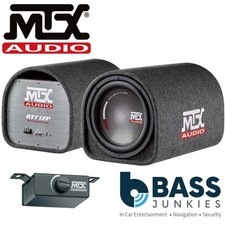 MTX RT12P 660W 12" Active Amplified Sub Subwoofer Enclosure Box Car Bass Tube