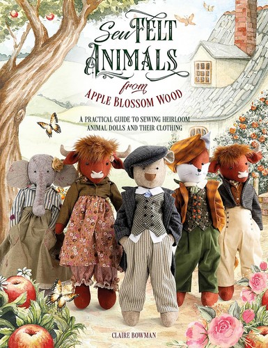 Sew felt animals - sew, apple