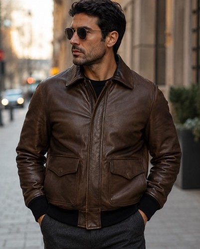 Men cowhide genuine leather - men's,