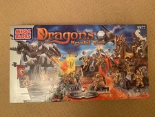 VTG 2003 Mega Bloks 9877 Dragons Krystal Wars Island Of Fire  Boxed - RARE