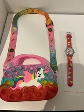 Girls Pop It Bag & Watch
