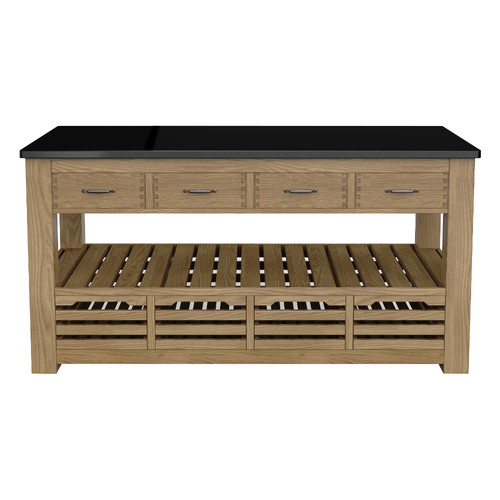 Kitis oak kitchen island - island, 8